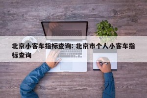 北京小客车指标查询: 北京市个人小客车指标查询 